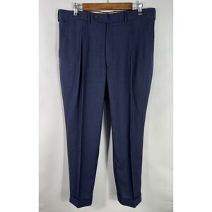 The Armoury Men's Size 54 (35x26) Navy Blue Dress Pants